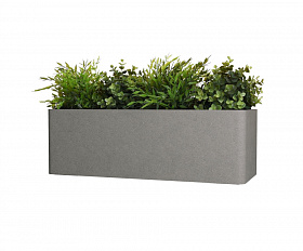 Кашпо Concretika Balconera 110x42x36 Cool grey