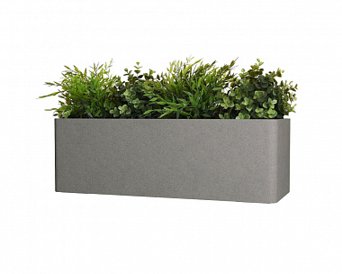 Кашпо Concretika Balconera 110x42x36 Cool grey