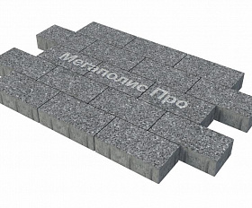 Тротуарная плитка Фабрика Готика Картано 300х150х60 мм Белла Уайт FINO