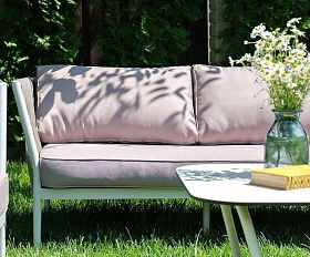 Диван трехместный Касабланка 4SIS из роупа (веревки), цвет бежевый