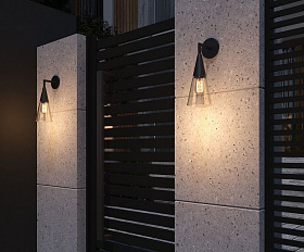 Уличный светильник Elektrostandard Vesto 35171/D черный