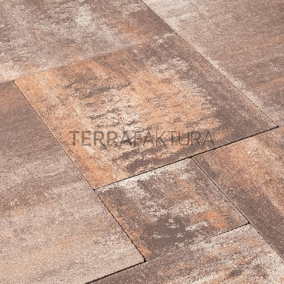 Тротуарная плитка Terrafaktura Ларго  60 мм Жженая глина фото 2