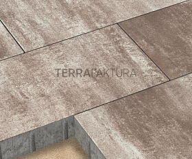 Тротуарная плитка Terrafaktura Урбан 600x300x80 мм Мокрый известняк