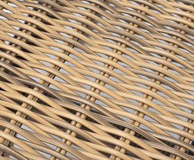 Латте плетеный стол из искусственного ротанга 140х80см, цвет соломенный