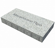 Пошаговая плита для дорожек 600x300x80 мм Белая с черными вкраплениями