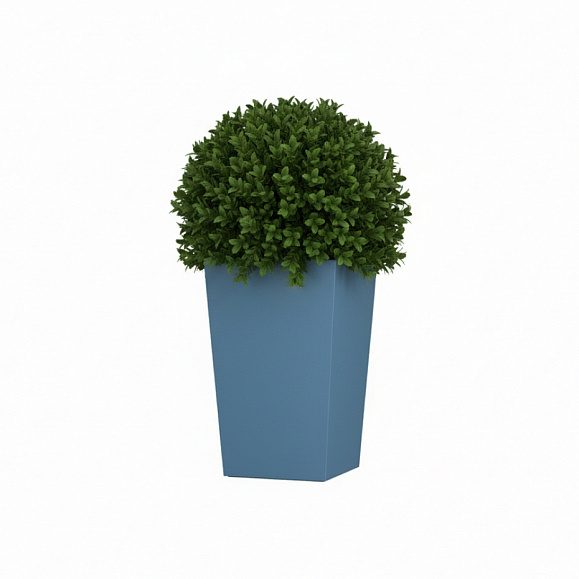 Кашпо Concretika Коник 40x40x70 Блю 5024 фото 2