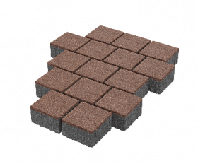 Тротуарная плитка Stellard Квадрат 150x150x80 мм Капучино