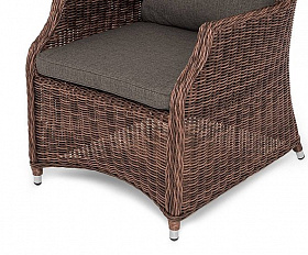 Плетеный Неаполь 4SIS стул из искусственного ротанга, цвет коричневый