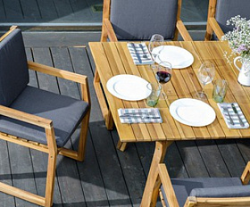 Обеденная группа из акации MODENA на 6 персон Joygarden