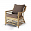 Кресло Гранд Латте 4SIS из искусственного ротанга, цвет соломенный