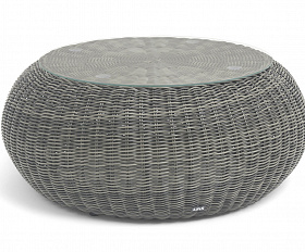 Барселона журнальный столик из искусственного ротанга, цвет графит