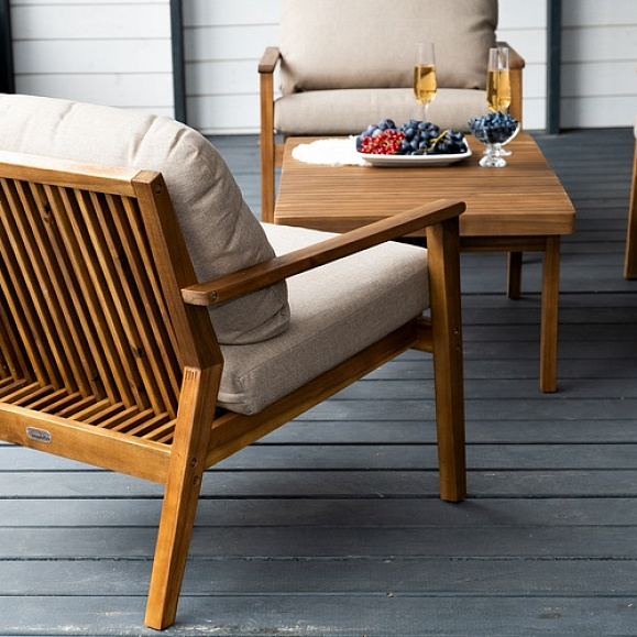 Кресло из акации MONA Joygarden фото 9