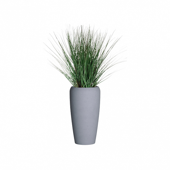 Кашпо TERRAFAKTURA Альто D24(27)х50 Арктик Грей фото 1