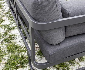 Лаунж-зона Gisselle Royal Family с угловым диваном из алюминия