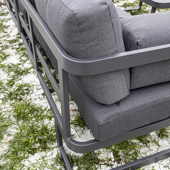 Лаунж-зона Gisselle Royal Family с угловым диваном из алюминия фото 6