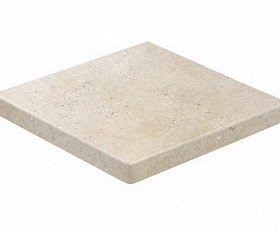 Клинкерная ступень прямоугольная угловая Loftstufe Stroeher Gravel Blend 960 beige, 340х340х35х11 мм
