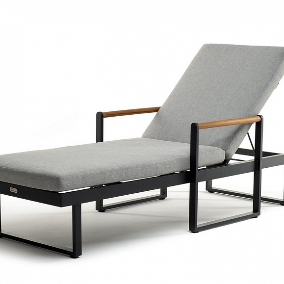 Шезлонг из алюминия MAYA темный графит Joygarden фото 1