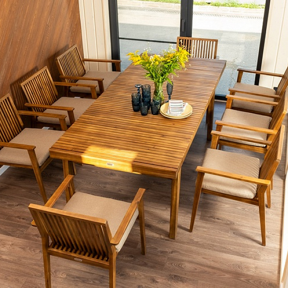 Обеденная группа из акации MONA XL Joygarden фото 1