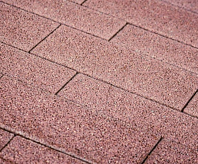 Тротуарная плитка Выбор Паркет мультиформатный Б.9.Псм.8 80 мм Красный Гранит