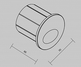 Подсветка для лестниц Bil Maytoni O015SL-L3B3K цвет Черный