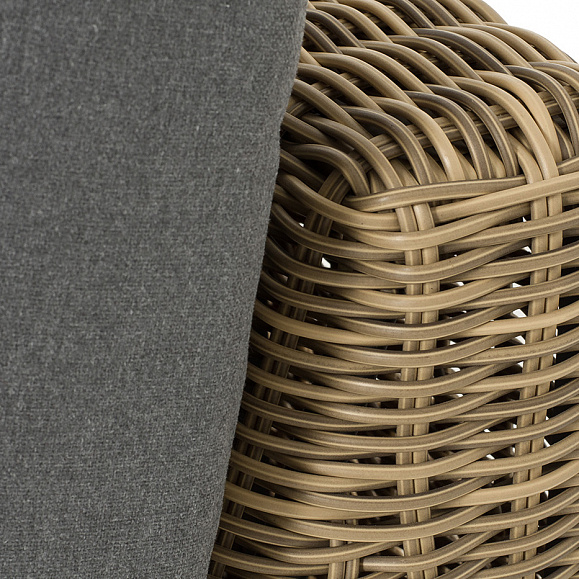 Капри модуль диванный прямой с подушками, цвет соломенный фото 5