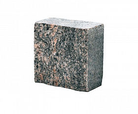 Брусчатка гранитная 100x100x80 мм пилено-колотая Месторождение Гора Токимовка Карандаш