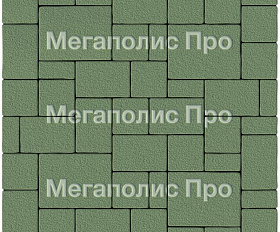 Тротуарная плитка Выбор Мюнхен Б.2. Фсм.6 60 мм гранит Зеленый