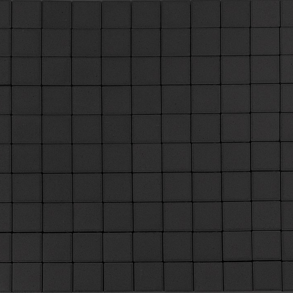 Тротуарная плитка Braer ЛУВР Квадрат 100х100х60 мм Черный фото 1