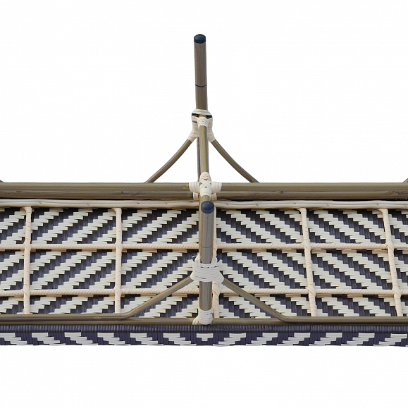 Кабри диван двухместный из искусственного ротанга, цвет бежево-коричневый фото 5