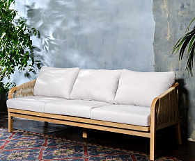 Диван из акации RIMINI 3-х местный Joygarden