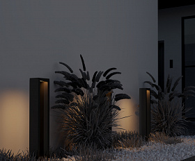 Ландшафтный светильник Goll Maytoni O462FL-L10GF3K цвет Графит