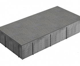 Тротуарная плитка Нобетек Широкоформатная 5П8ф 600x300x80 серая