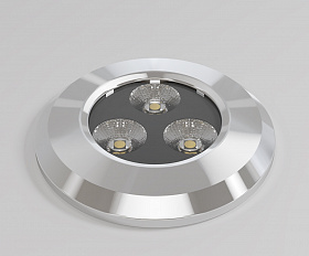 Встраиваемый светильник Flash Maytoni O044DL-L3S3K цвет Серебро