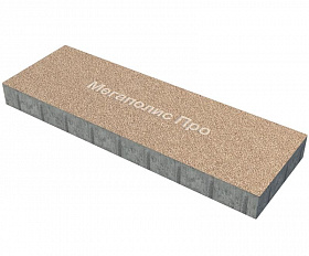 Тротуарная плита Фабрика Готика 900х300х100 мм Сильвер 17