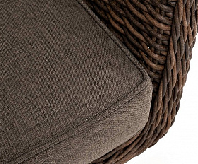 Кресло Прованс 4SIS из искусственного ротанга, цвет коричневый