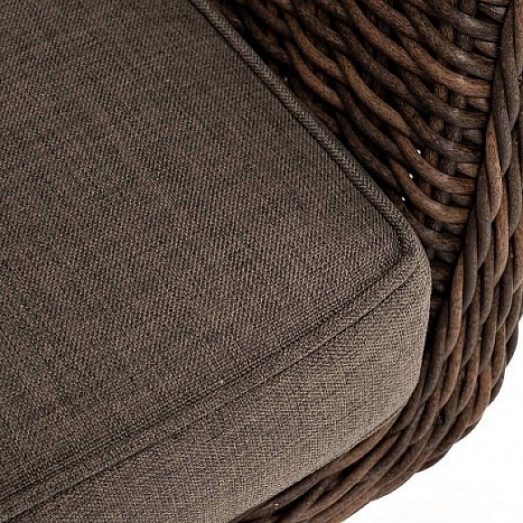 Кресло Прованс 4SIS из искусственного ротанга, цвет коричневый фото 2