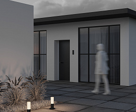 Ландшафтный светильник Willis Maytoni O418FL-01B цвет Черный