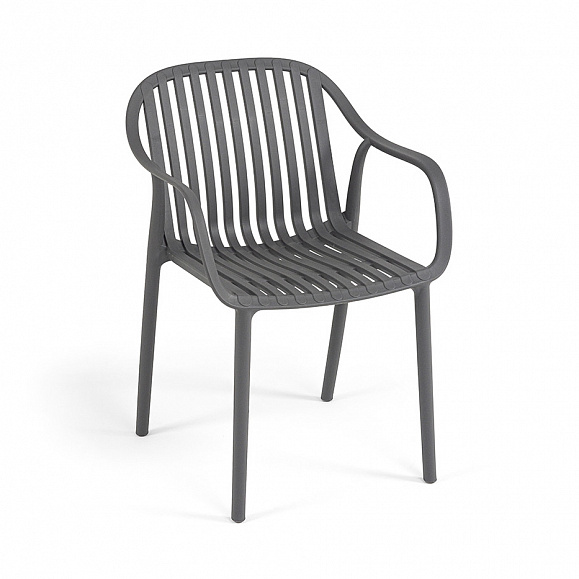 Мохито стул пластиковый, цвет темно-серый фото 2
