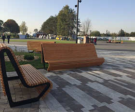 Тротуарная плитка Выбор Паркет мультиформатный Б.9.Псм.8 80 мм Листопад Песчаник