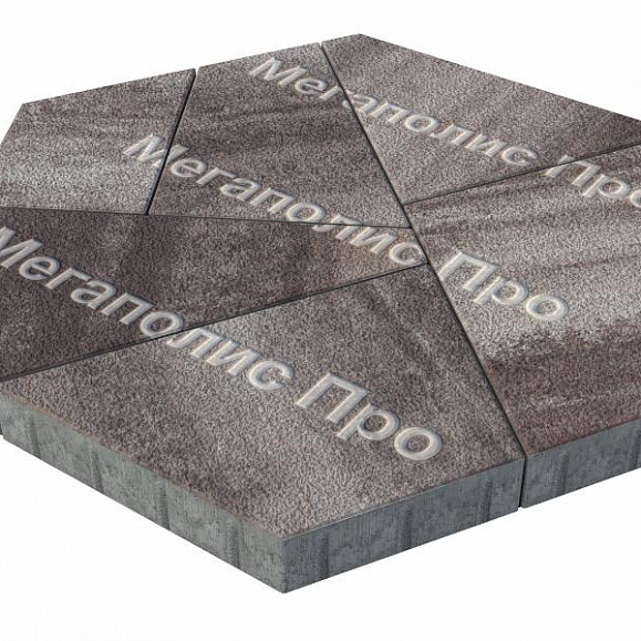 Тротуарная плитка Выбор Оригами Б.4.Фсм.8 80 мм Листопад Гранит Хаски фото 2