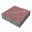 Тротуарные плиты Выбор Квадрум  Б.6.К.8 400х400х80 мм Стоунмикс Красный с черным