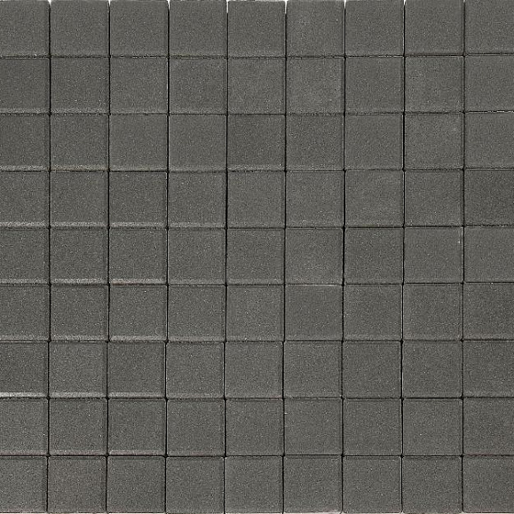 Тротуарная плитка Braer ЛУВР Квадрат 100х100х60 мм Серый фото 1