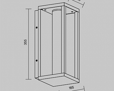 Настенный светильник (бра) Expo Maytoni O480WL-L12B3K цвет Черный
