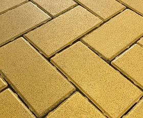 Тротуарная плитка Koldiz 70 мм Моно Желтый