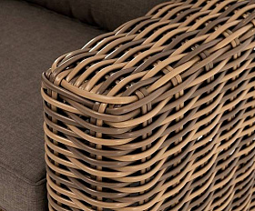 Кресло Палермо 4SIS из искусственного ротанга, цвет соломенный