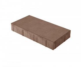 Тротуарная плитка Нобетек Прямоугольник 4П6ф 400x200x60 Бежевая