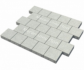 Тротуарная плитка Фабрика Готика Квадрат 200х200х60 мм Голд 1