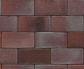 Тротуарная клинкерная брусчатка Muhr №10 Violettblau geflammt, 200*100*52 мм