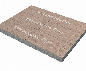 Тротуарная плита Фабрика Готика 600x300x80 мм Сильвер 1