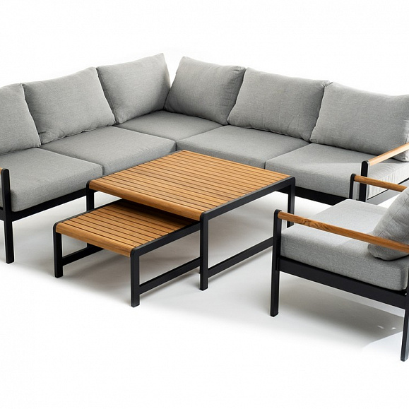 Лаунж зона из алюминия MAYA L темный графит Joygarden фото 3